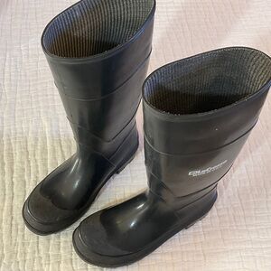 Classic Black Rubber Rain Boots